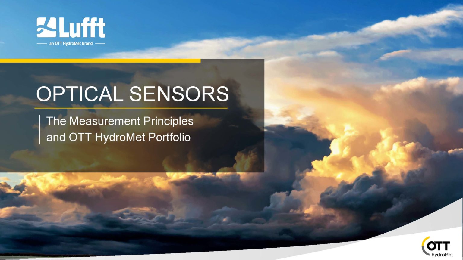 An Introduction to our Optical Sensors Portfolio - OTT Blog